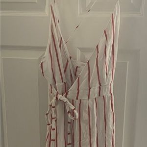 Poshmark cannot take adequate pics. Beautiful red and white striped dress.